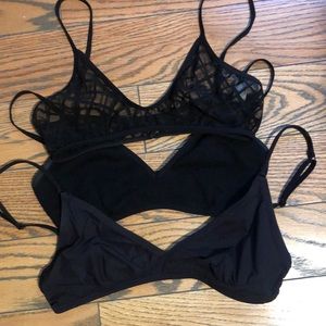 bundle of 2 bralettes/1bra by American Apparel